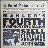 Mahler / Szell / Cleveland Orchestra / Judith Raskin ‎| Mahler's Fourth Symphony In G Major