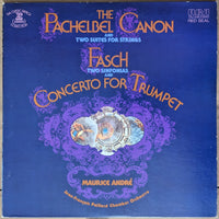 Pachelbel / Fasch / Maurice André / Jean-François Paillard Chamber Orchestra | The Pachelbel Canon And Two Suites For Strings / Two Sinfonias And Concerto For Trumpet