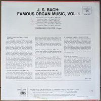 J.S. Bach / Eberhard Fölster ‎| Famous Organ Music Vol I