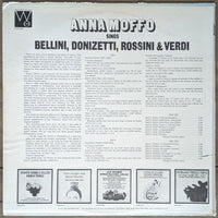 Anna Moffo ‎| Sings Bellini / Donizetti / Rossini / Verdi