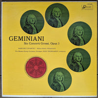 Barchet Quartet / Helma Elsner / Pro Musica Orchestra Stuttgart / Rolf Reinhardt | Geminiani Six Concerti Grossi / Opus 3