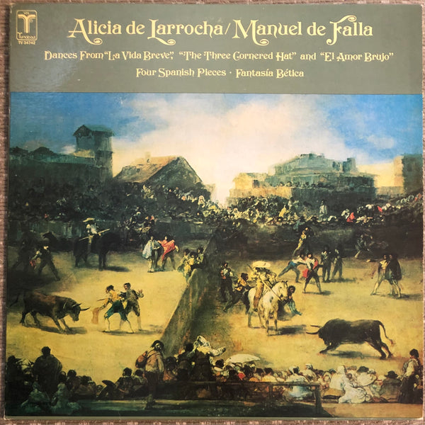 Manuel De Falla / Alicia De Larrocha ‎| Alicia De Larrocha Peforms The Music Of Manuel De Falla