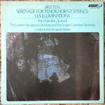 Britten / Peter Pears / Barry Tuckwell / The London Symphony Orchestra / The English Chamber Orchestra ‎| Serenade For Tenor / Horn & Strings / Les Illuminations